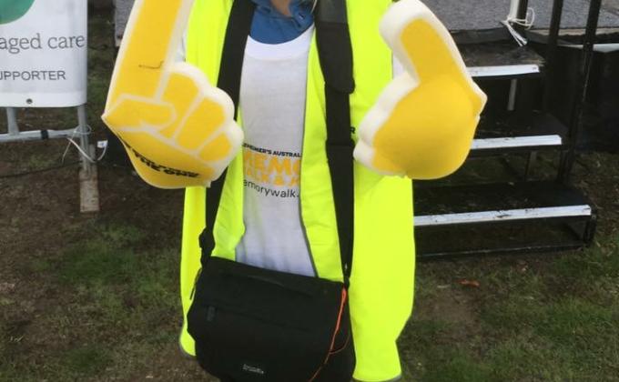 Emily has a WALK  / JOG For ALZHEIMER'S in Wodonga as part of The Memory Walk