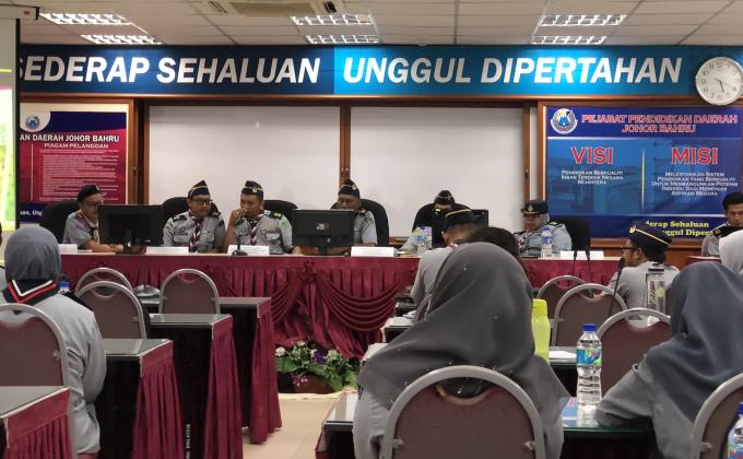 MESYUARAT PEMIMPIN PENGAKAP SEKOLAH-SEKOLAH DAERAH JOHOR BAHRU BIL 1 TAHUN 2018