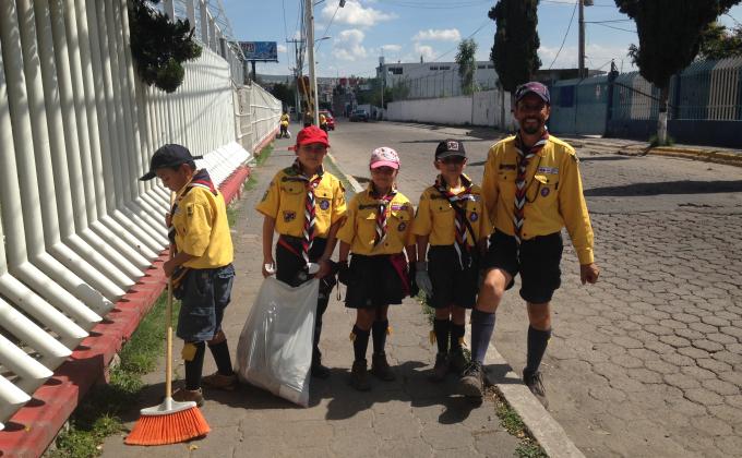 Limpieza Parque Josefa Ortiz de Dominguez