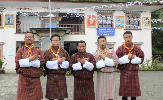 "International Peace Day Celebration at Trashigang" - Spreading the message of peace"
