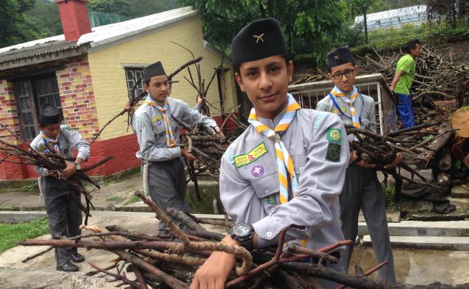 SXG Boy scout cooking competition 