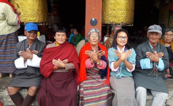 " "Spirituality for senior citizens of Bhutan