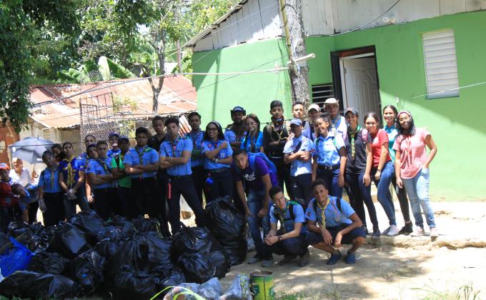 Reconocimiento Scout del Mundo "El Mejor Cambio Esta en Ti" - Republica Dominicana
