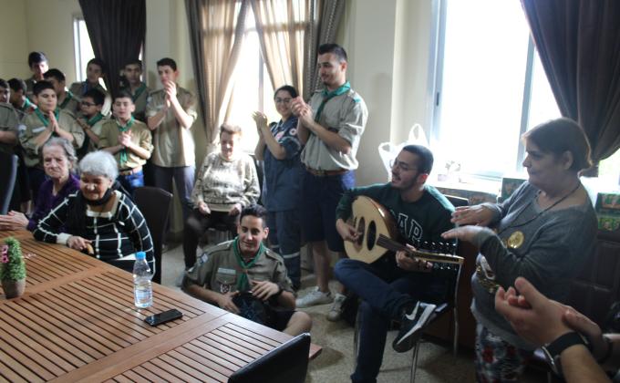 Visting the Maronites Elderly Home 