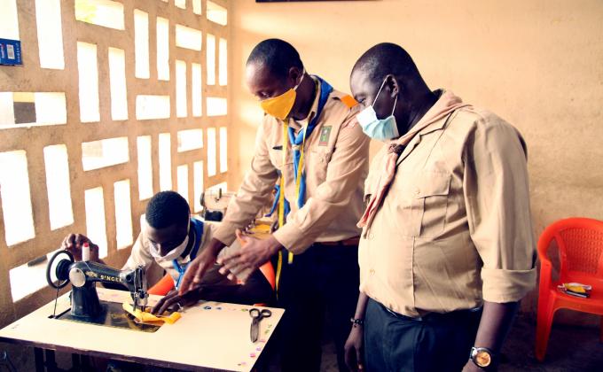Lancement du projet « SCOUT EN ACTION : Réponse des scouts entrepreneurs à la pandemie COVID-19 » en Cote d’Ivoire.