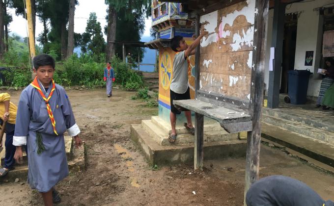 Decorating School Assembly Area