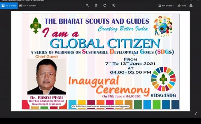 Webinar on I'm a Global Citizen - SDGs