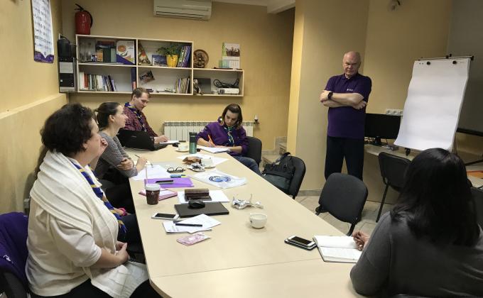 A working visit with NSO of Ukraine full of ideas for Scouting Development / Рабочая встреча с НСО Украины, наполненная идей для развития Скаутинга