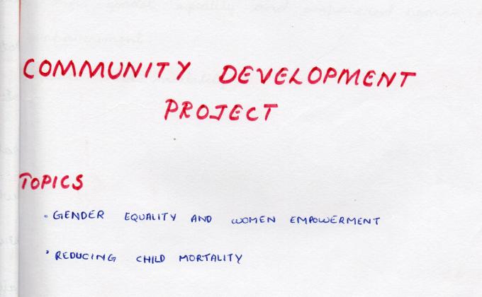sustained community development