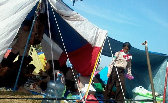  Our tent at the Jamboree :)