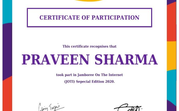 Sankalp [D] Digital Scouting Guiding ➢ Challenge 1 – #Special JOTI