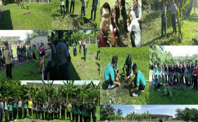 PROGRAM PENANAMAN POKOK BUAH-BUAHAN SEMPENA MELESTARIKAN ALAM SEKITAR & BUMI HIJAU
