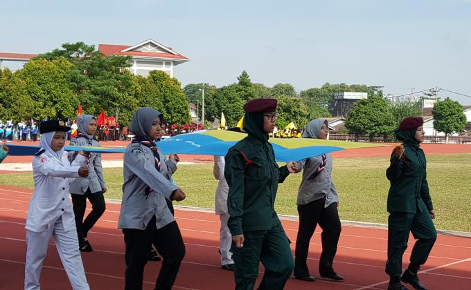 Pengakap bertugas di Kejohanan Olahraga Tahunan