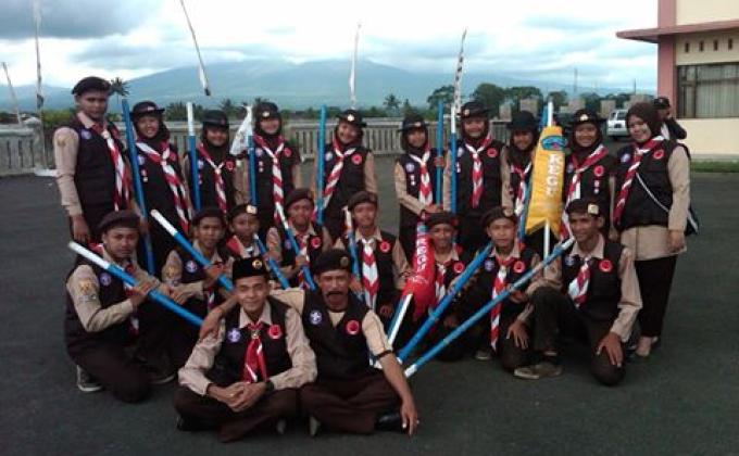 Kontingen Kwarran Bantarkalong pada LT 3 Kwarcab Kab. Tasikmalaya 2013