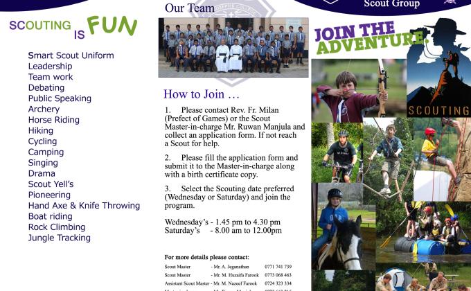 Promoting Scouting to increase Membership of 21st Colombo Scout Group