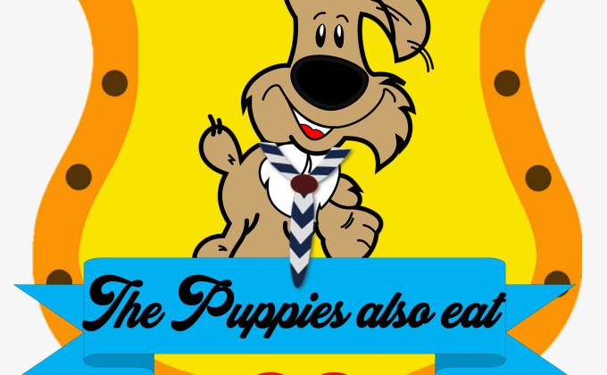 The Puppies also eat