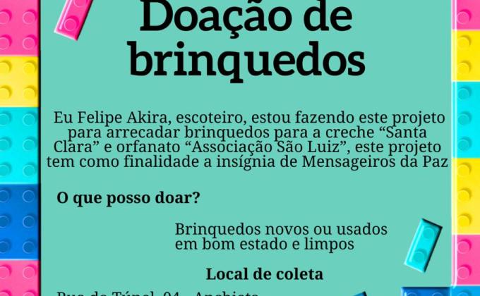 Doação de Brinquedos a Crianças Carentes