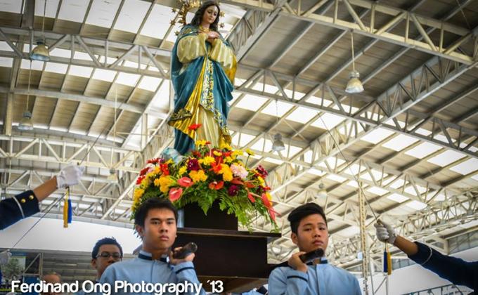School Mass for Mother Mary's Birthday 2013