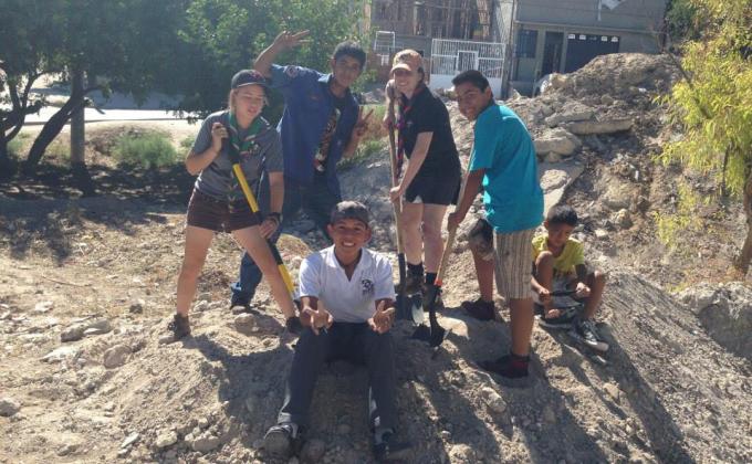 Start of rehabilitation works of green area in Mariano Matamoros (Tijuana, Mexico)
