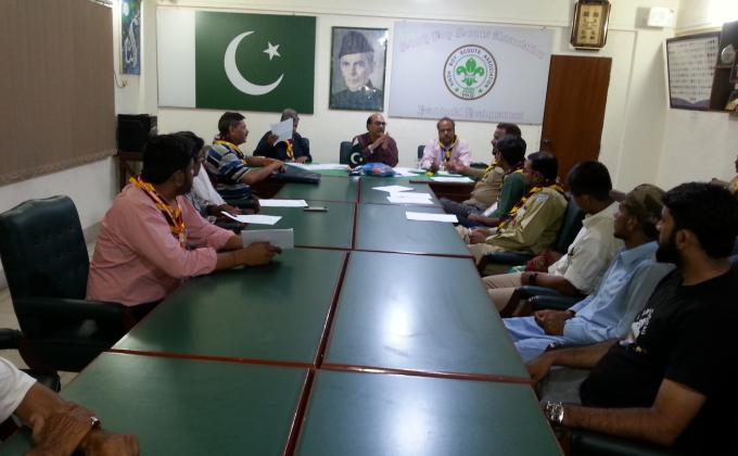 SINDH GAMES SCOUT VOLUNTEERS MEETING