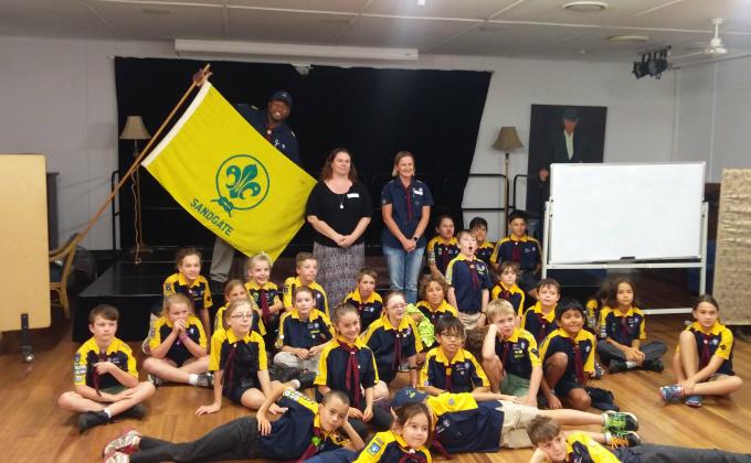 Sandgate Scout Group Joint Joey - Cub Scouts Pack SANDBAG Messengers of Peace Project