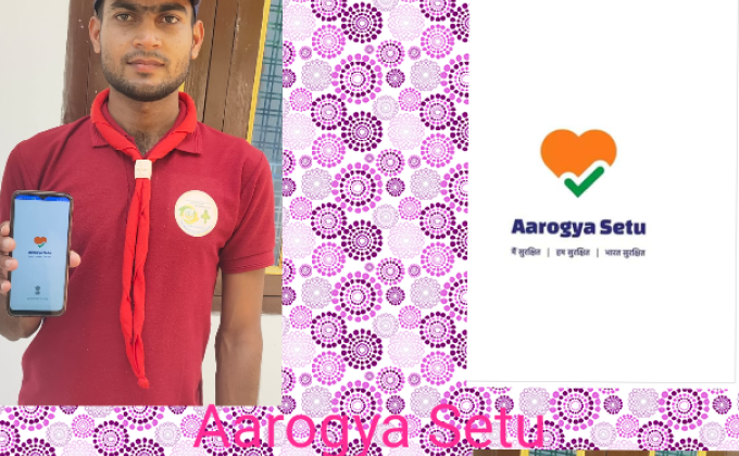 SANKALP PROJECT Section: D # Digital Scouting guiding Challenge: 6  # Aarogya setu