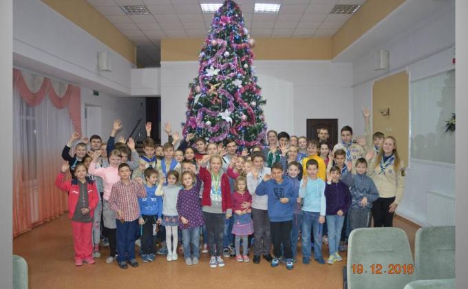 St. Nicholas Day in boarding school for deaf children