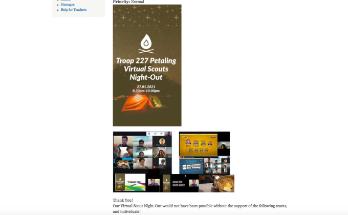 Virtual Troop227 Petaling Night_Out 2021