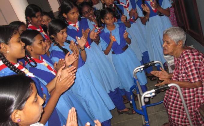 A visit to Old age home