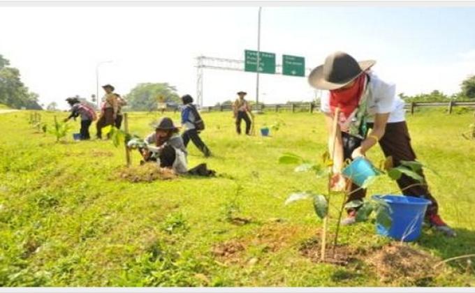 "Perkemahan Bakti Saka Wanabakti Tingkat Nasional Ke-4" - The 4th National Scout Forestry Camp