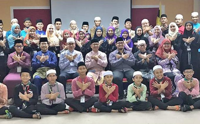 40 scouts participated in "Program Asuhan Kerohanian kali ke-4" 4th Spiritual Guidance Programme