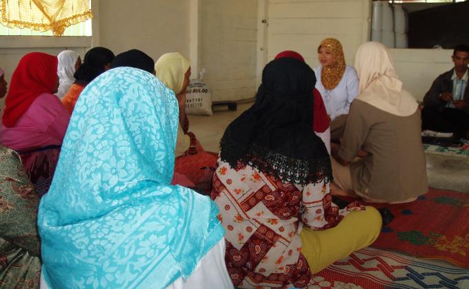 Pendampingan Perempuan Korban Tsunami Aceh