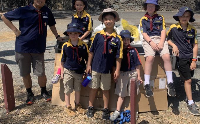 Mt Archer Cub Scouts Messengers of Peace Project