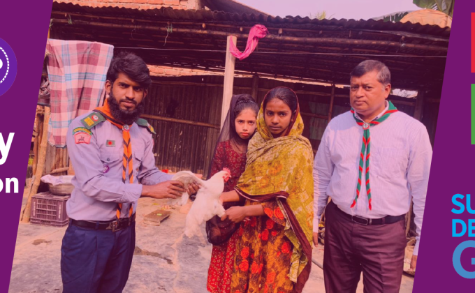 Poultry distribution among poor people