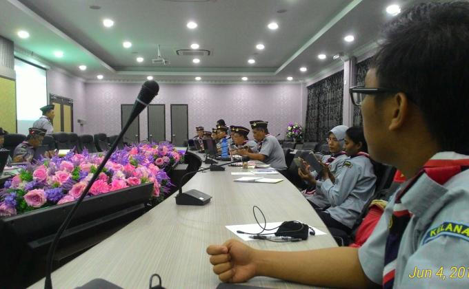 Persiapan mesyuarat dan Mesyuarat Agung Sekretariat Pengakap Kelana Daerah Kuala Selangor