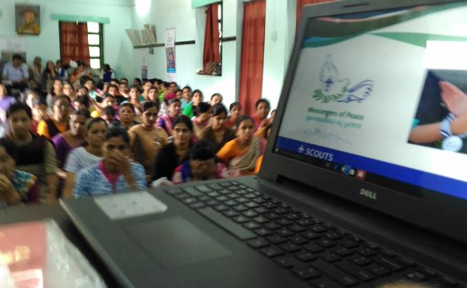 MOP workshop on Peace day..