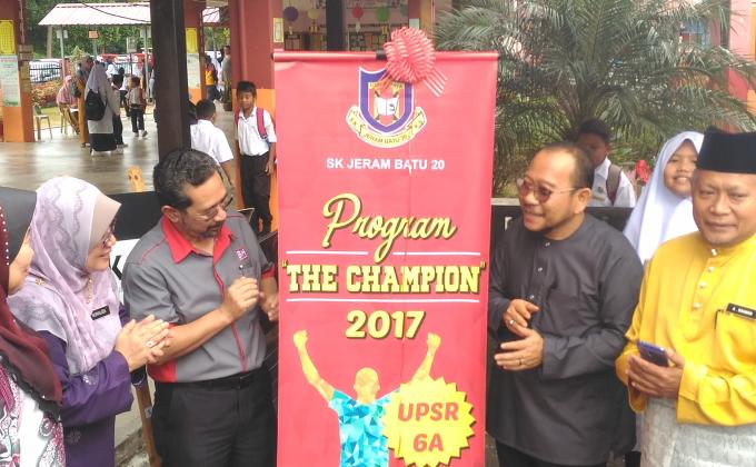 PELANCARAN PROGRAM "THE CHAMPION" SK JERAM BATU 20 BERSAMA BH