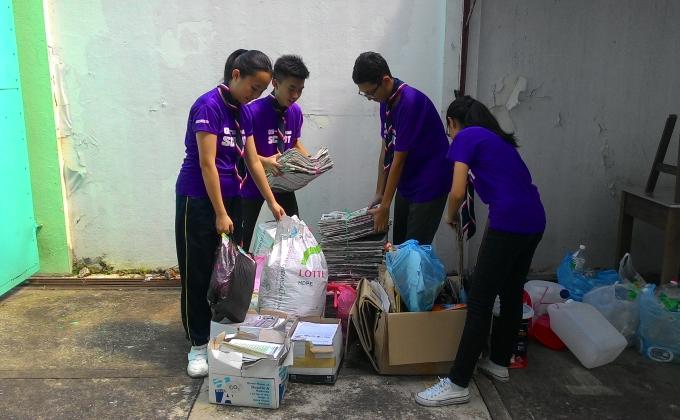 05th Kuching City Scout Group Recyling project