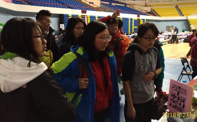 Shelter assistance after the severe earthquake in Hualien, Taiwan