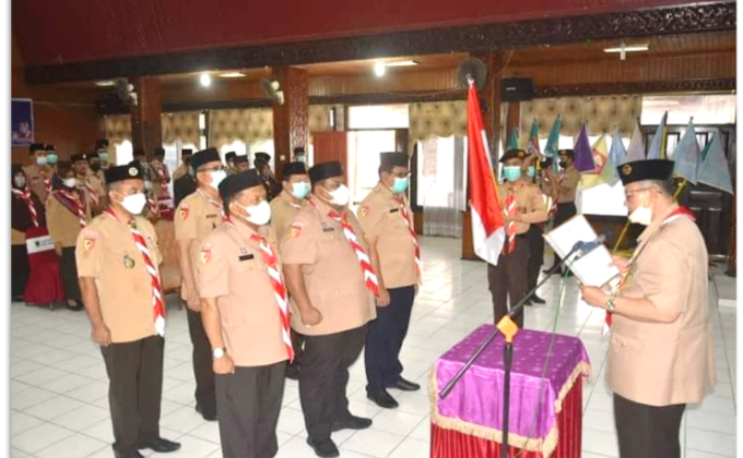 Pengurus Kwarcab 0305 Padang Pariaman Dilantik, Membentuk Generasi Muda Bermental Tangguh