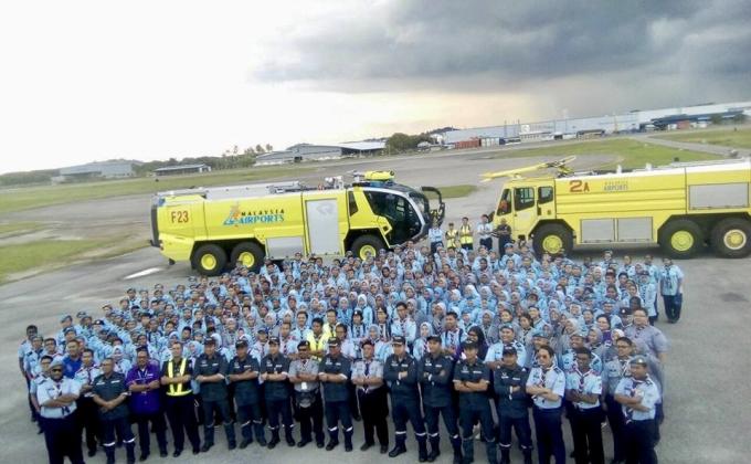 Kursus Ahli Udara Utama Peringkat Kebangsaan, Lapangan Terbang Antarabangsa Melaka