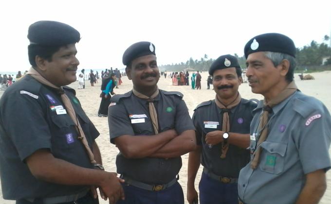 State Level Pre Rashtrapati Camp 2013 at Payyambalam, Kannur