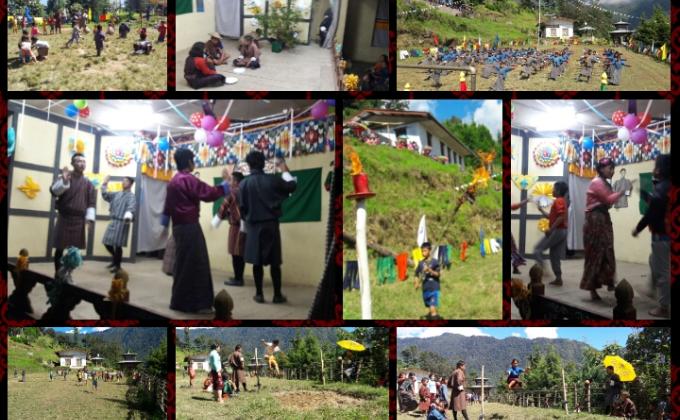 cub scout took part in Annual sport day and variety show at Tsangphuchen primary school.