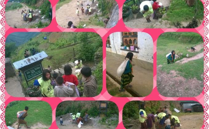 carry grabbles to construct canopy