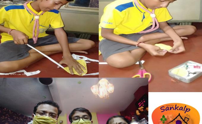SANKALP - Hand made Masks to fight with COVID-19