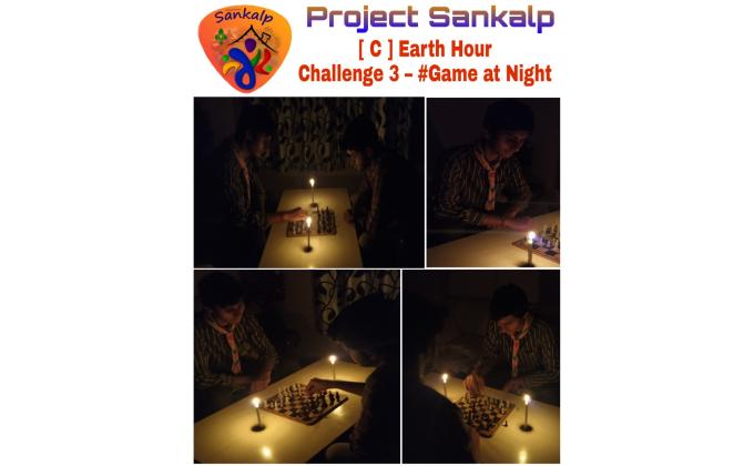 SANKALP PROJECT⚜️
Group C : Earth Hour
Challenge 3 – #Game at Night