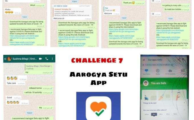Udaan Project || Challenge 7 || Aarogya Setu