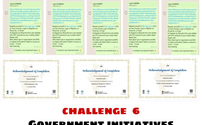 Udaan Project || Challenge 6 || Government Initiatives