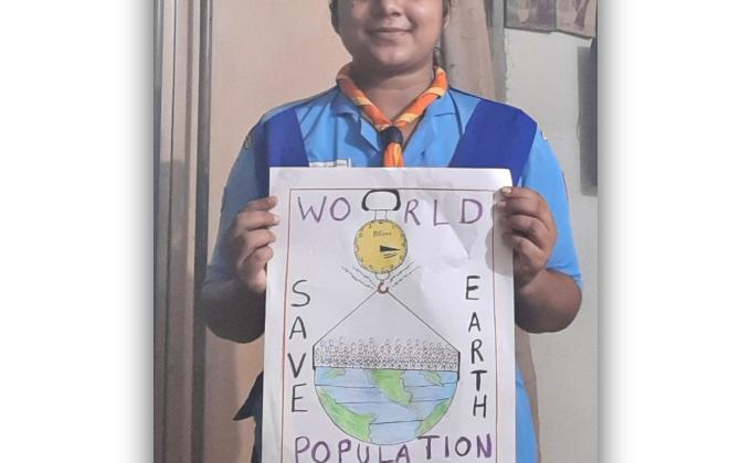 Poster on world population day