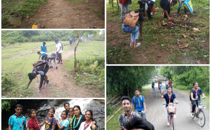 Cycle Hike and Cleanliness Drive